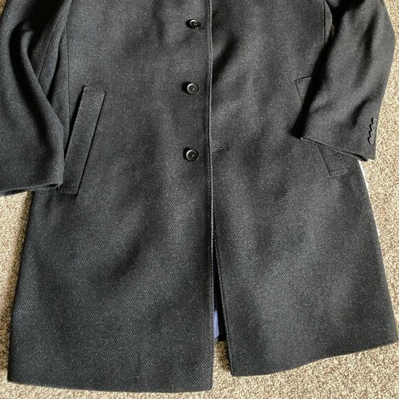 Pronto Uomo Long Wool Blend Blazer Coat - Picture 4 of 12